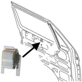 Clip de fixation de lèche vitre Transporter T25/T3