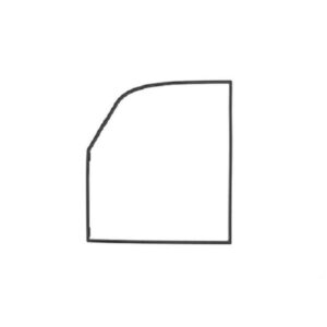 Joint de porte gauche coccinelle 08/1966 ->