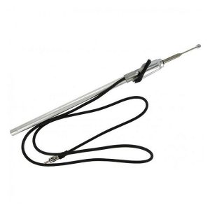 Antenne rétractable 970 mm pied chromé pour Coccinelle 08/1966 ->