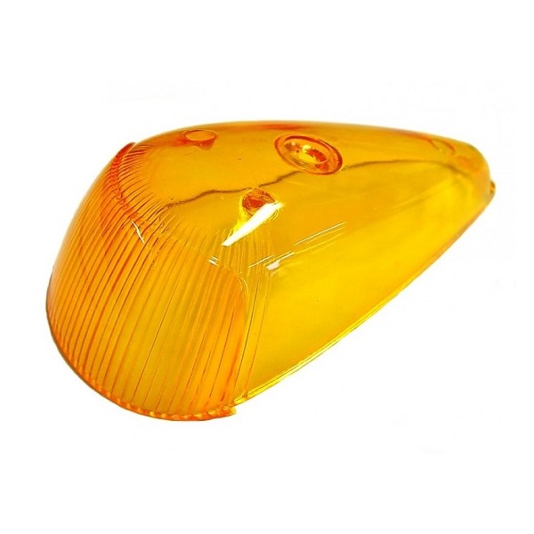 Glace de clignotant d'aile orange Coccinelle 08/1963 ->