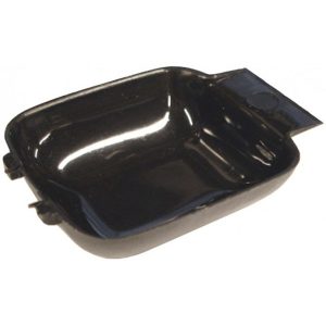 Coquille noire de gâche de porte Coccinelle 08/1966 ->
