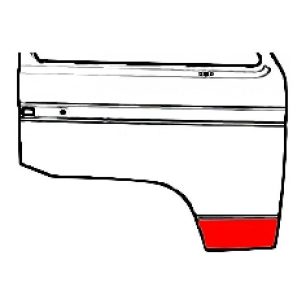 Bas de panneau de porte droite Transporter T25/T3