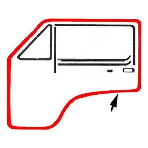 Joint de porte gauche ou droite Transporter T25/T3