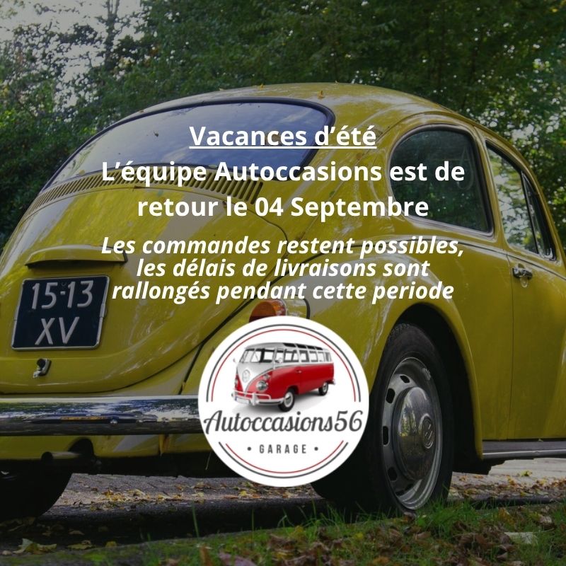 vacances d’été l’équipe autoccasions est de retour le 04 septembre
